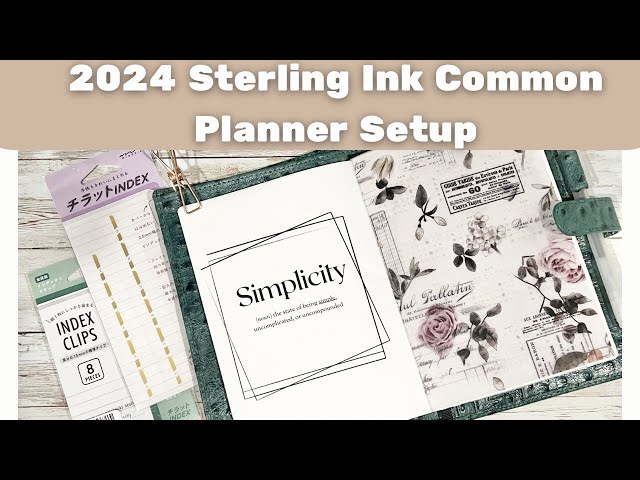 Sterling Ink Common Planner | 2024 Planner Setup & Flip Through