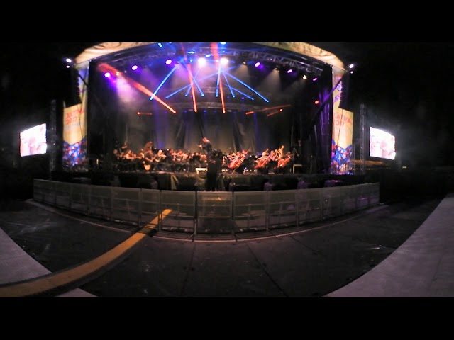 Video en 360º banda sonora Rocky sound track directo Universal Symphony Orchestra Feria Xativa 2017