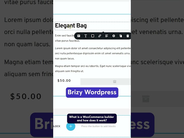 What is a WooCommerce builder and how does it work? #brizy #woocommerce