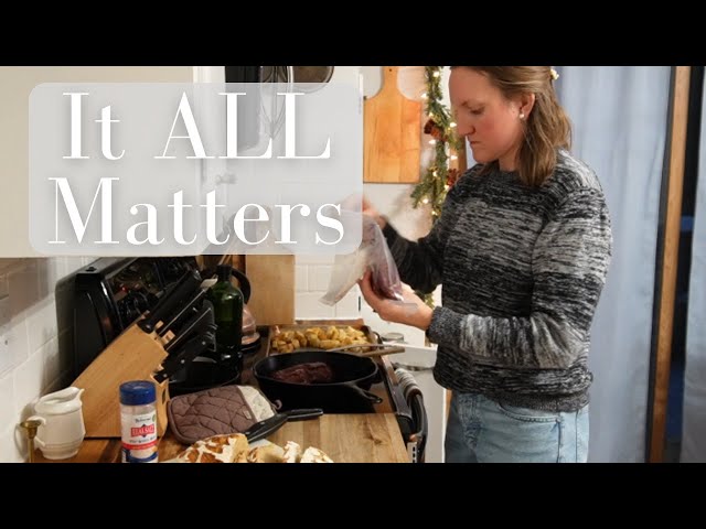 All the little things we do as homemakers | Winter day of homemaking