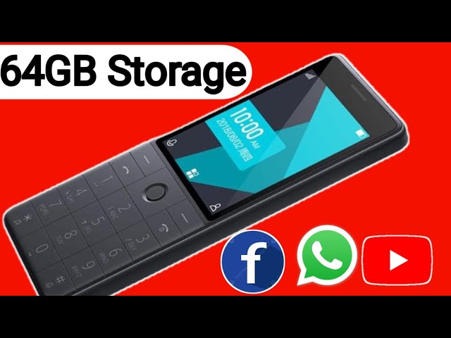 world most powerful keypad 4G phone 2024 64GB storage with dual operating mode