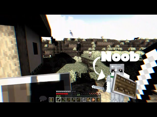 Noob plays a scary Minecraft Mod😨.