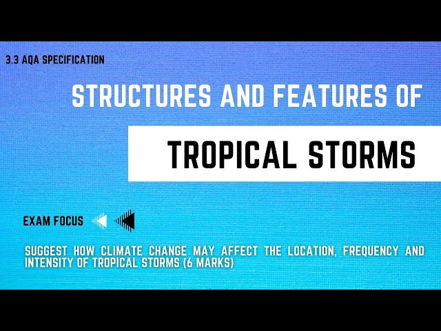 STRUCTURE AND FEATURES OF TROPICAL STORMS | GCSE Geography Revision | 100 Day Exam Countdown 3.3