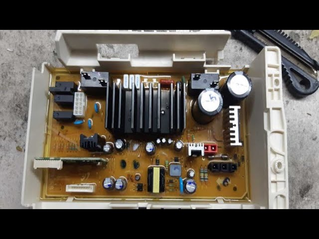 Ремонт инвертора стиральной машины Samsung c драйвером IKCM15F60GA