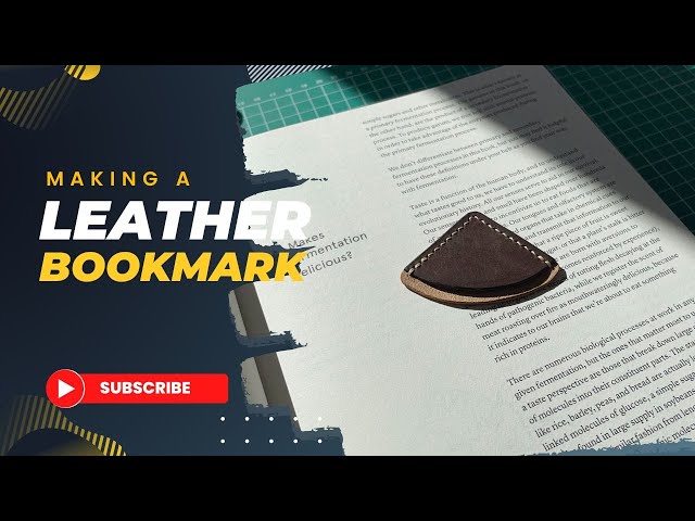 Making a Leather Bookmark: Perfect and Unique Gift For Bookworms