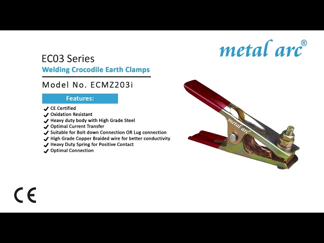 ECMZ203i Welding Earth Clamp – EC03 Series – 200/ 300 Amps