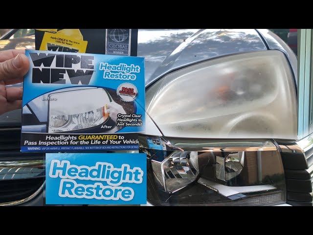 How to Restore old Car Headlights to Brand New Clear