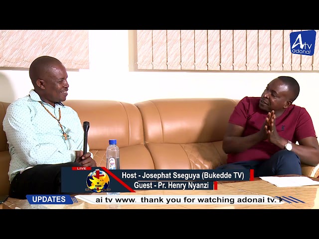 Pastor Henry Nyanzi speaks out on his wedding with Sseguya Josephat of Bukedde TV. @ADONAI TV.