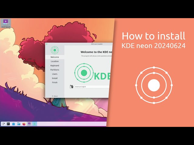 How to install KDE neon 20240624