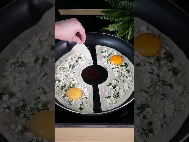 Haben Sie schon einmal so ein Ei gekocht? So bereiten Sie Eier mit Käse zum Frühstück zu!