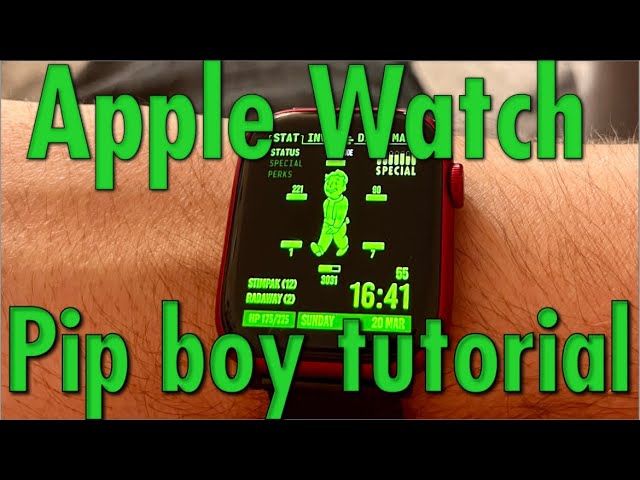 Apple Watch Clockology Tutorial (pip boy)
