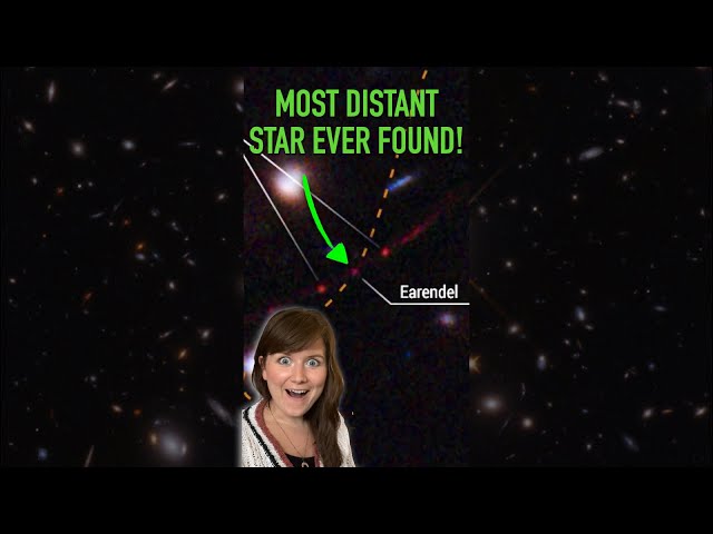 Hubble spots the most distant star ever found in the Universe! #shorts