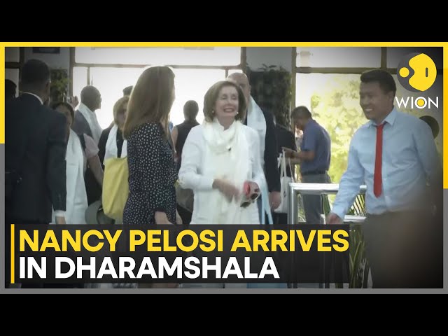 Former US House Speaker Nancy Pelosi arrives in Dharamshala to meet Dalai Lama | WION News