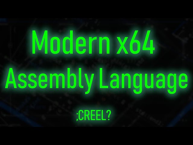 Modern x64 Assembly 8: Shift, Rotate and Bit Manipulation Instructions