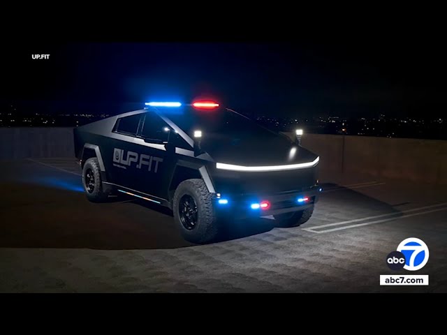 World's first Tesla Cybertruck patrol vehicle unveiled