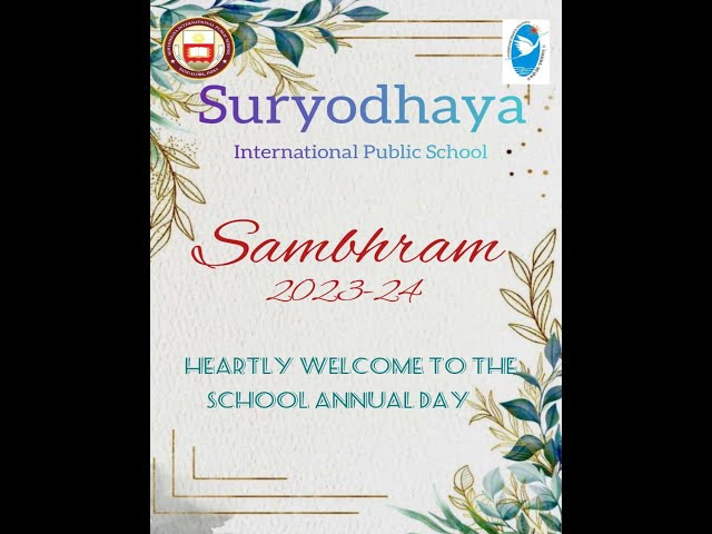 SURYODHAYA International Public School - SAMBHRAM 2023-24