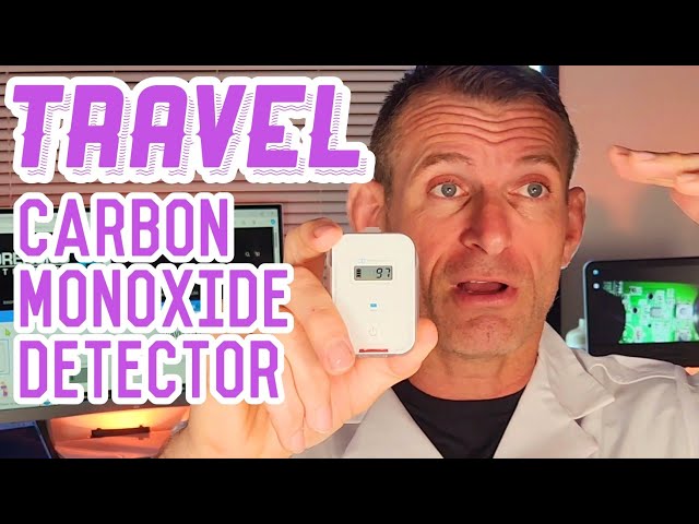 Travel Carbon Monoxide Detector (Hotel, Car, AirBnB, Bus, Plane)