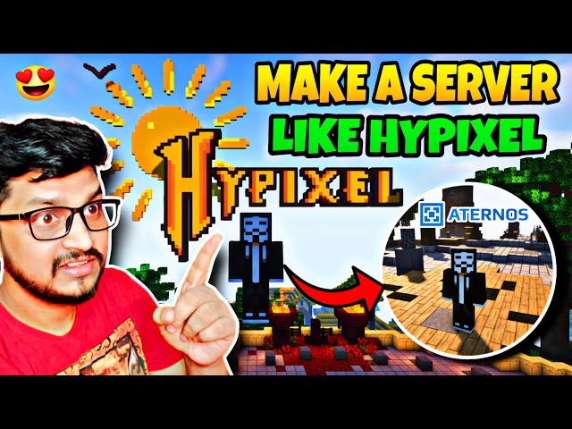 How To Make A Minecraft Server Like Hypixel in Aternos | How To Make Lobby in Aternos Server Part -1