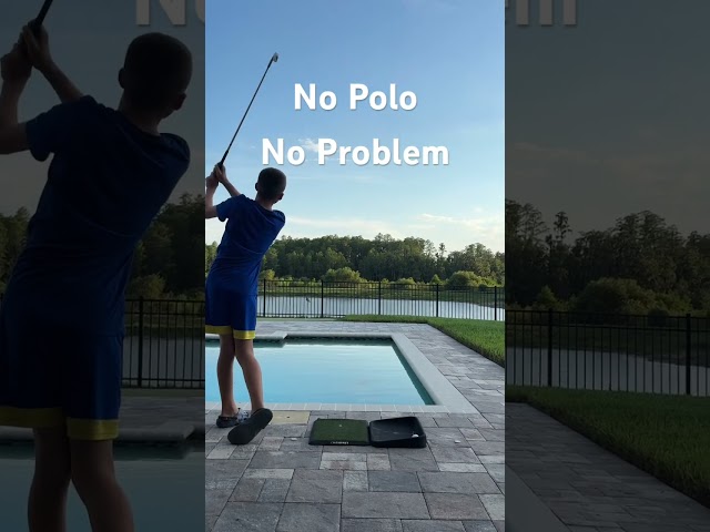N.P.N.P.   No Polo No Problem #golf #golfswing #golfer #golflife