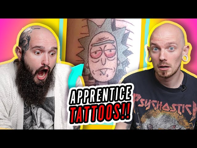 APPRENTICE TATTOOS #12 | Tattoo Critiques | Pony Lawson ft Landon Morgan