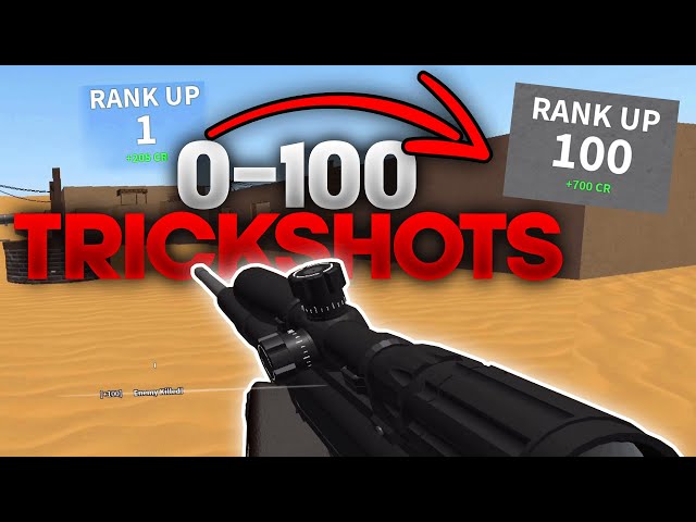 Phantom Forces 0 to 100 TRICKSHOT EDITION (Part One)