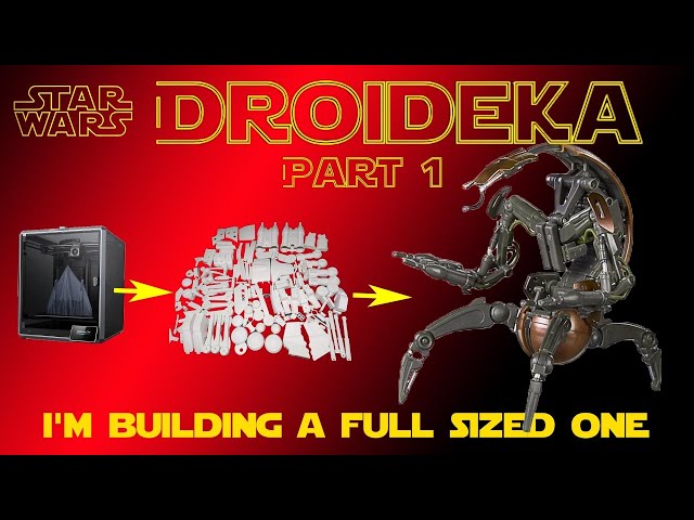 Star Wars Droideka build part 1 - Full Size build