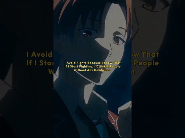 Silent Boy Anime Powerfull Thought. #anime #akınakınozu