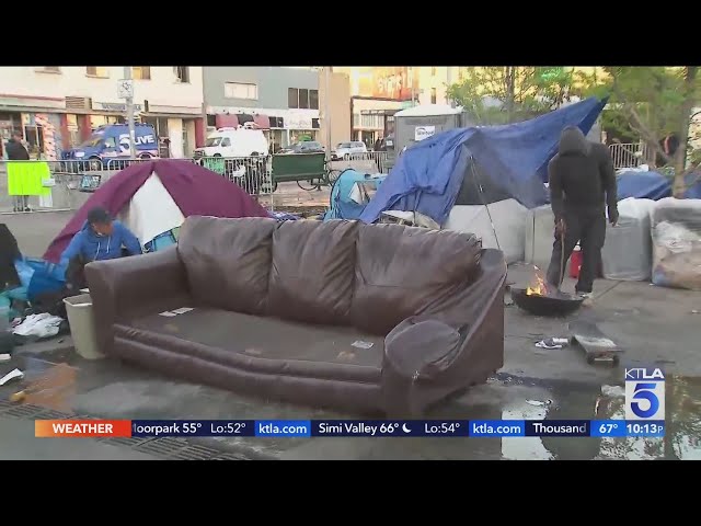 Little Tokyo encampment cleared in controversial move