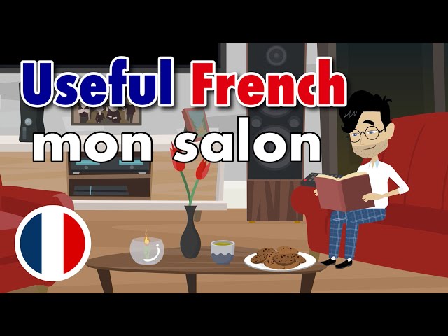 Learn Useful French: my living room - mon salon