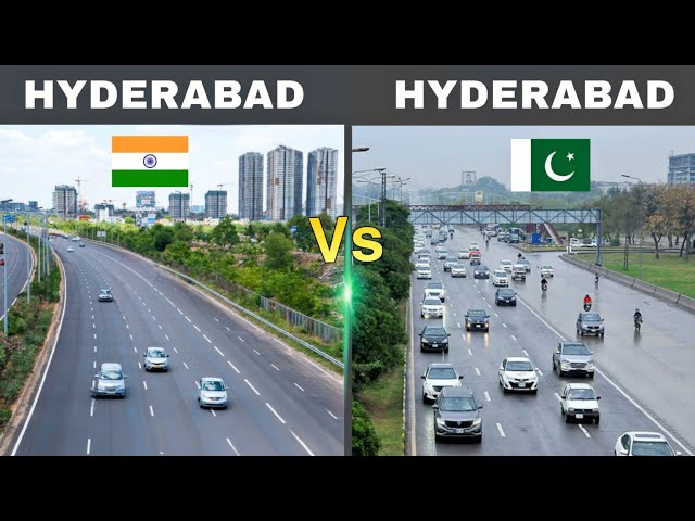 Indian Hyderabad vs Pakistani Hyderabad | India vs Pakistan Full comparison 🇮🇳🇵🇰