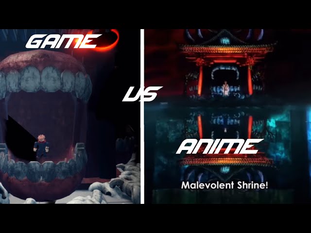 Sukuna moveset in anime vs game