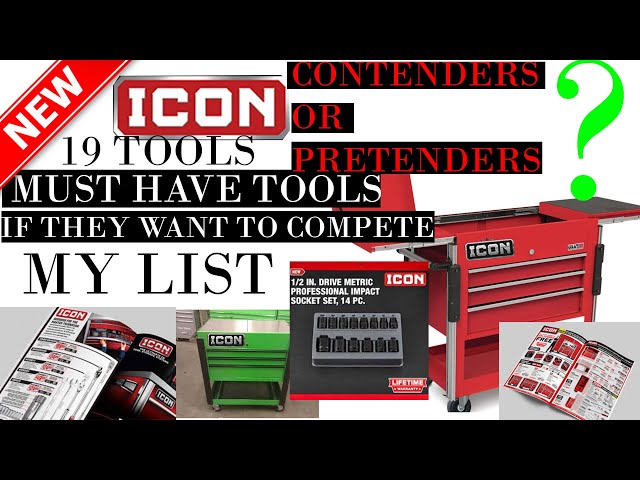 ICON Tools I Would Like To See New From Harbor Freight Tools