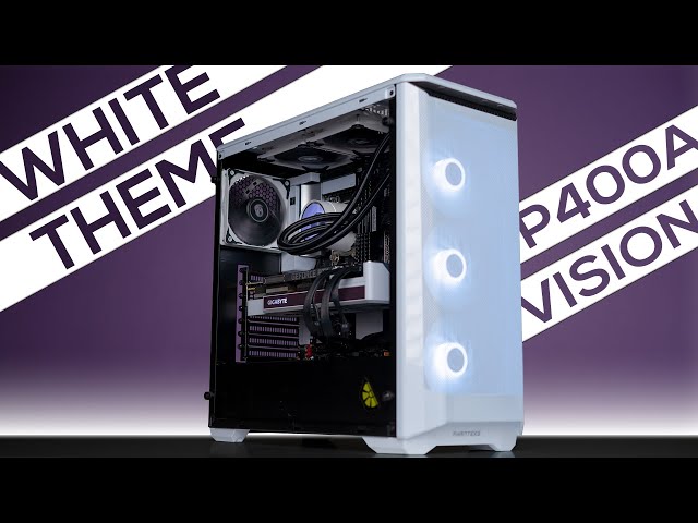 White Themed Build Overview | ft. Gigabyte Vision & P400A | themvp.in