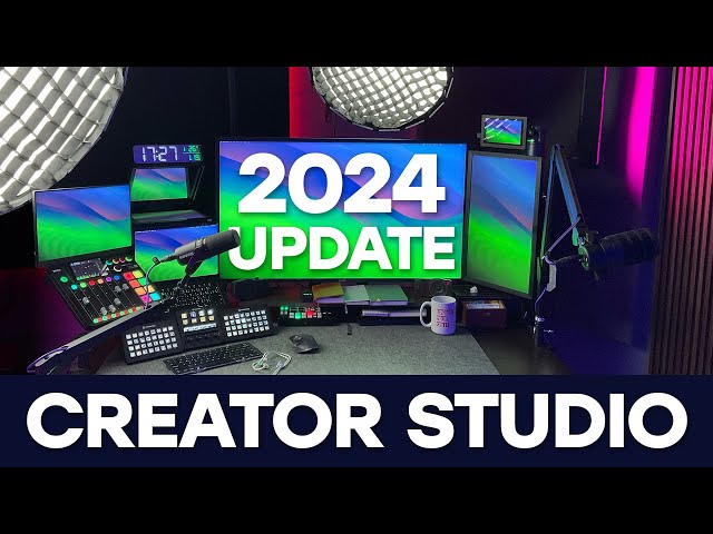 My 2024 Creator Studio Setup Tour