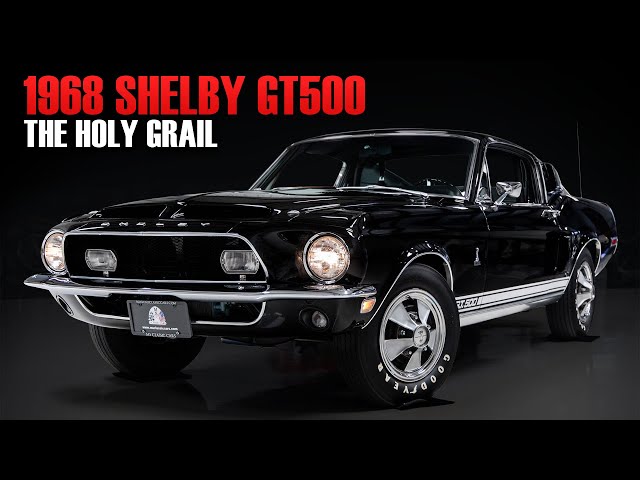 1968 Shelby GT500 - 1 of 5 in Raven Black with Factory AC