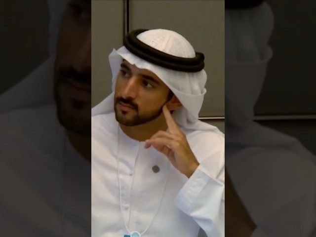Sheikh Hamdan Fazza Dubai Crown Prince At Elon Musk - Sheikh Mohammed Meeting #shorts #dubai #dxb