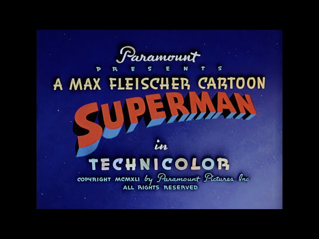 Max Fleischer's Superman (1941; HD)