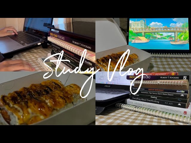 Study Vlog, productive, focus ✨⛅️