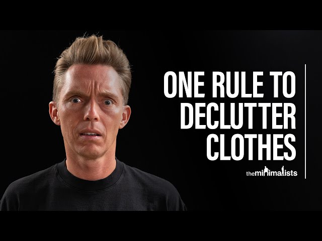 Minimize Excess Clothes with This One Rule