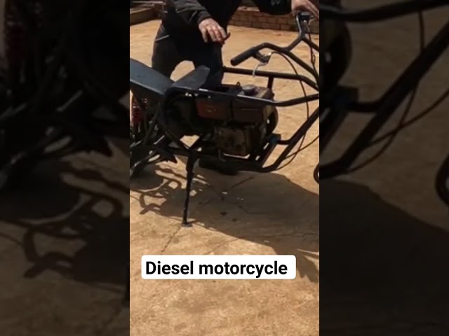diesel motorbike.homemade diesel motorcycle