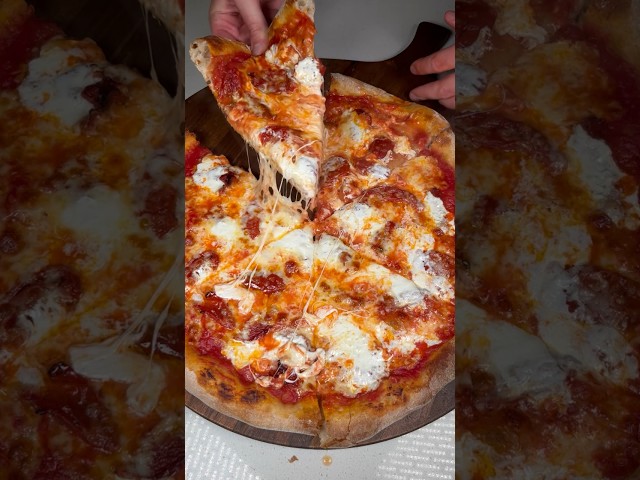 Semi sun-dried tomato pie🌞#pizza #food #baking #cheese