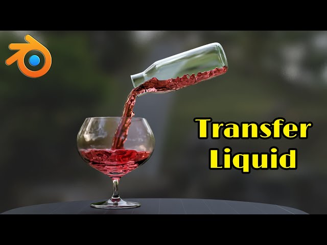 How To Pour Liquid & Fill Objects With Liquid | Fluid Simulation Explained In Blender 4.0