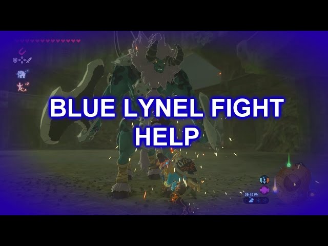 HOW TO DEFEAT A BLUE LYNEL  - Breath of the Wild!