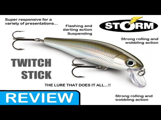 STORM TWITCH STICK  | SUSPENDING JERKBAIT | AGGRESIVE ACTION | WOBBLE ACTION THAT GIVES YOU STRIKES
