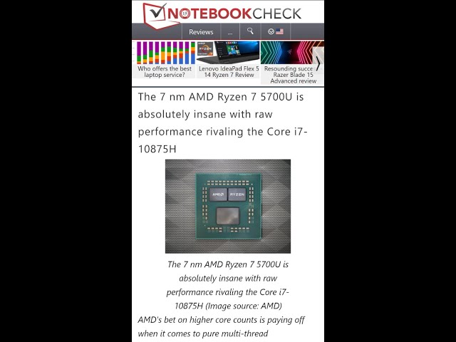 AMD Ryzen 5700U Is Crushing Intel CPUs 😎 #Shorts #techshorts