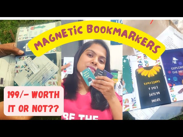 Full Review- Magnetic Bookmarkers from Amazon 🔖 Should buy or not??