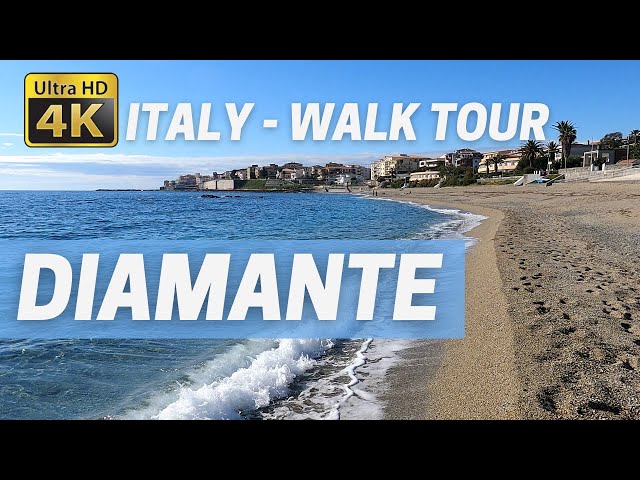 DIAMANTE [4K] ✨ Calabria ITALY  🚶 WALKING TOUR 🇮🇹 🇮🇹 🇮🇹