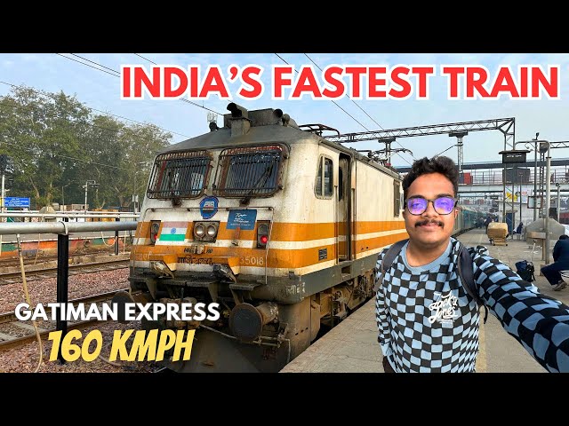 India's Fastest Train 🔥 | Gatimaan Express Delhi to Jhansi | AC Chair Car | 160 Kmph !