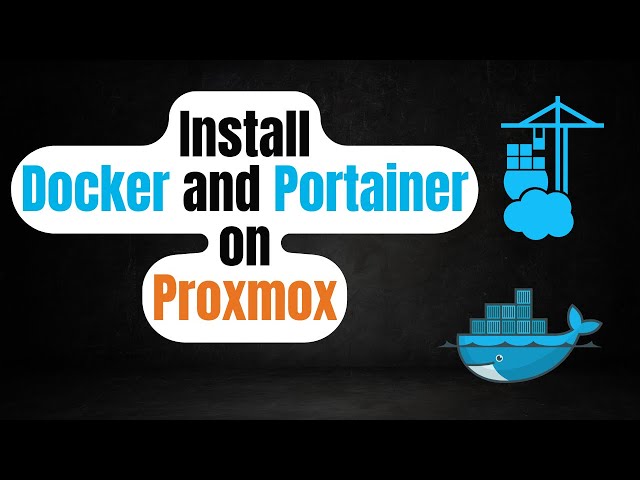 Install Docker and Portainer in Proxmox on a Ubuntu VM