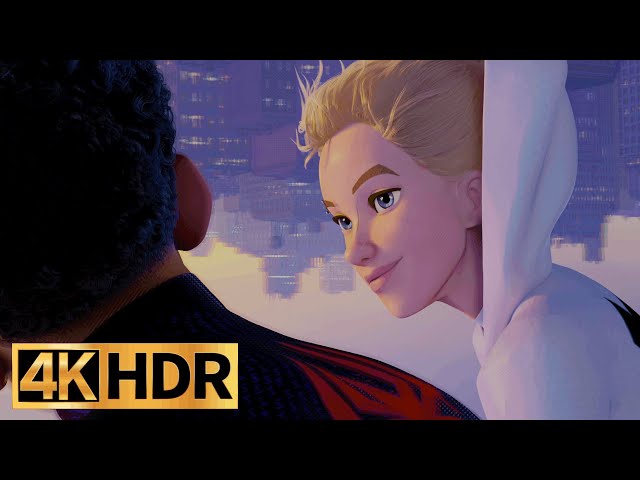 Gwen Talks To Miles Upside Down| Spider-Man: Across the Spider-Verse FULL 4K HDR [BEST QUALITY]